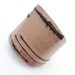Large width birch bark cuff bracelet, Wheaton II
