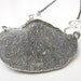 Silver mushroom necklace, Silver Ombre