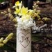 One large birch bark vase with free engraving, Natural
