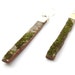 Moss birch bark earrings, Mo 10