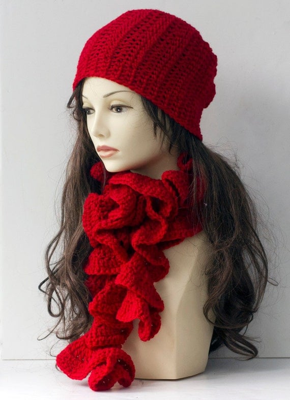 Womens scarves hats and headband sets