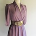 70s WRAP Front DRESS with Half CIRCLE Skirt for Flare, Small size 4 or 6