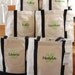 Custom list for 2 with bows - Personalized Canvas Tote Bag - Boat