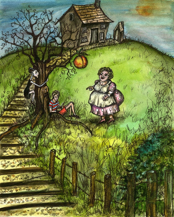 James And The Giant Peach Aunt Spiker And Aunt Sponge