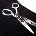 Scissor black ladies T-shirt (Available in sizes S, M, L, XL)