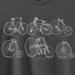 A Bicycle History Mens T-Shirt - Sizes S, M, L, XL