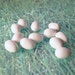 Tiny Wooden Easter Eggs -one dozen
