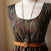 Jennifer Lilly Handmade Vintage Inspired Forest Wilderness Cotton Tree Dress // Boho Whimsical Woodland Country Bohemian Dress (L)