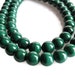 Beads Supply, 12 mm, 39 beautiful Very Finely Banded Top Quality AAA Grade Malachite Gemstone Beads, round 16 1/4 inch strand