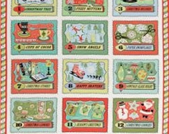 SALE - 12 Joys of Christmas Panel by Sheri Berry