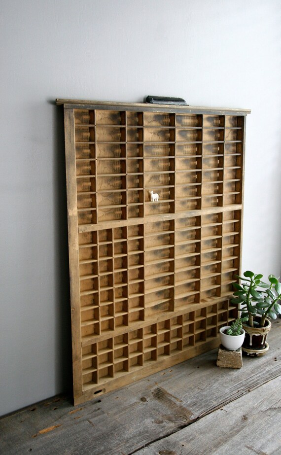 huge letterpress drawer