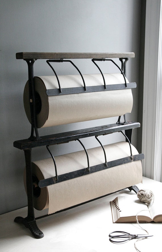 RESERVED / antique general store paper roll hanger