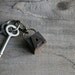 letterpress keychain - pick a letter