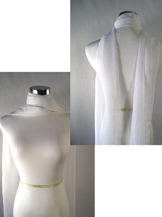 Bridal Scarf Wedding Scarf Bridesmaid Scarf Evening Wrap Extra