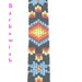 Native American Style Handwoven Seed Bead Bracelet Fire Diamonds FREE SHIPPING