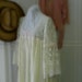 RESERVED MVUCAK Vintage 1880s Chemise for the Western Lady of the Night Lace and Cotton Gauze