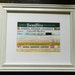 CookBooks Inspired Framed Wall Art/Decor , Recycled Vintage CookBook Bindings Framed