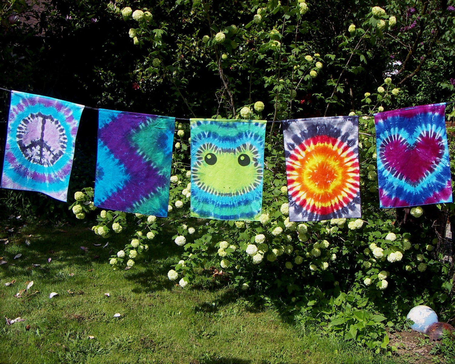 Tie Dye Dream Flags Tie Dye Banner