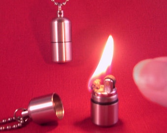 Teeny Lighter Necklace- Smallest YOU Will Ever Find