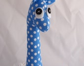 blue giraffe soft toy