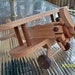 Large Airplane Bi Plane Wooden Beautifully detailed Heirloom Quality Oak hand finished with all natural beeswax FREE SHIPPING Free Toys