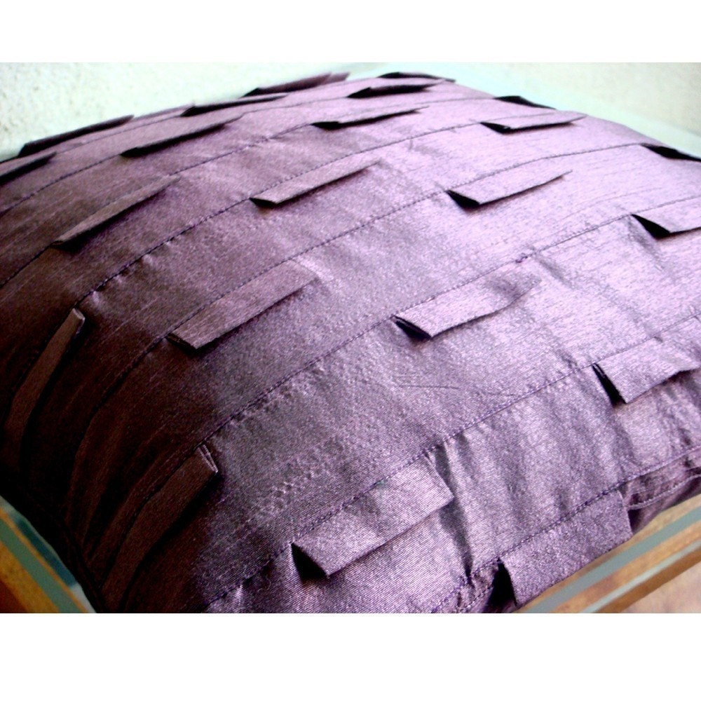 Plum Ocean Euro Sham Covers 26x26 Inches Silk Euro Sham