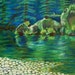 Smith River 2 original landscape acrylic painting