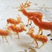 LAST ONE- Plastic Deer, A Family of Six, New Old Stock Woodland Creatures