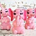 Pink Elephant Plastic Cake Topper, VERY Kitschy Kool