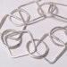 4Feet Fancy Round Cushion Link Argentium Silver VR Chain Stardust Brushed Satin Foot Lot