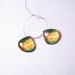 Striking large Tri Color Mirror Image Citrine Emerald Quartz Briolette Matched Pair