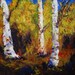 Little Piece of Heaven 12x12 on Gallery Wrapped Canvas...Vibrant, colorful oil painting..