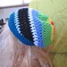SALE - Rainbow Stripe Unisex Slouchy Beanie (494)