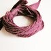 Deep Plum Hemp and Cotton twist parcel twine -10 yds