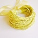 Lemongrass Hemp and Cotton twist parcel twine -10 yds