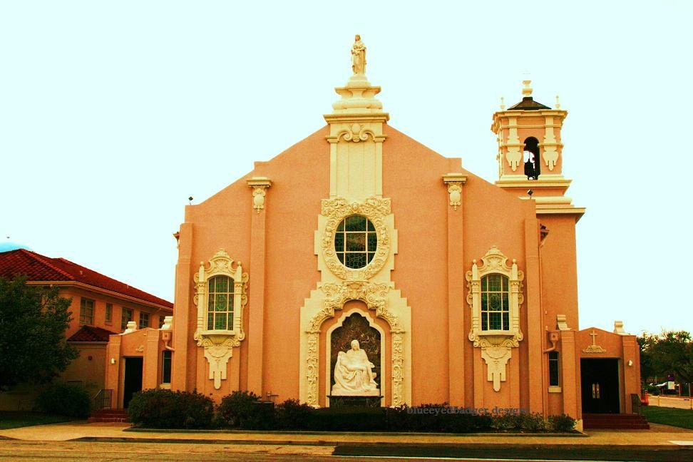 St. Anne's Catholic Church Beaumont Texas color