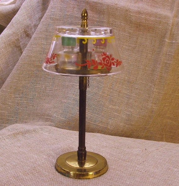 Vintage Perfume Bottle Miniature Glass by AnotherTimeAntiques