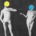 adam and eve BALDESSARIZED sometimesiwouldliketoselleverythingimake - contemporary collage original