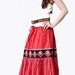 SALE - was 39.00 - Vintage Boho Southwest Red Skirt M-L Free People Style