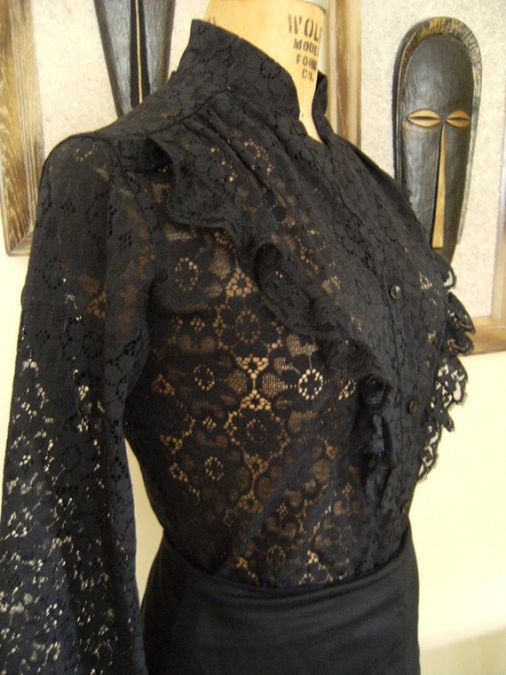 black lace blouse uk