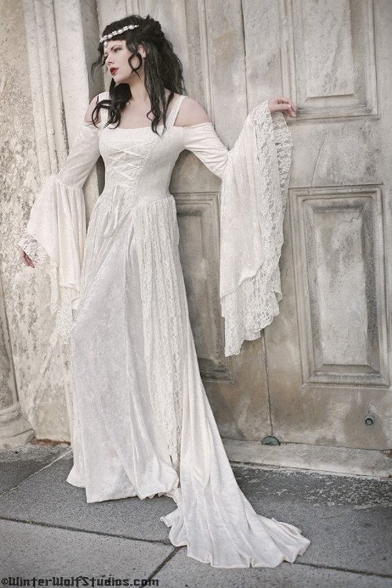medieval wedding gown