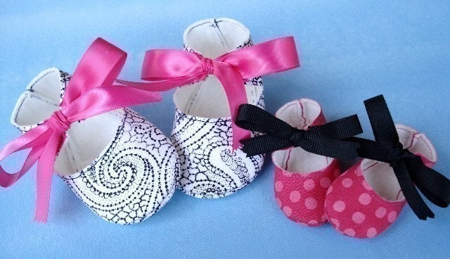 Baby Shoes Booties Sewing Pattern Basic Shoes Ten Sizes