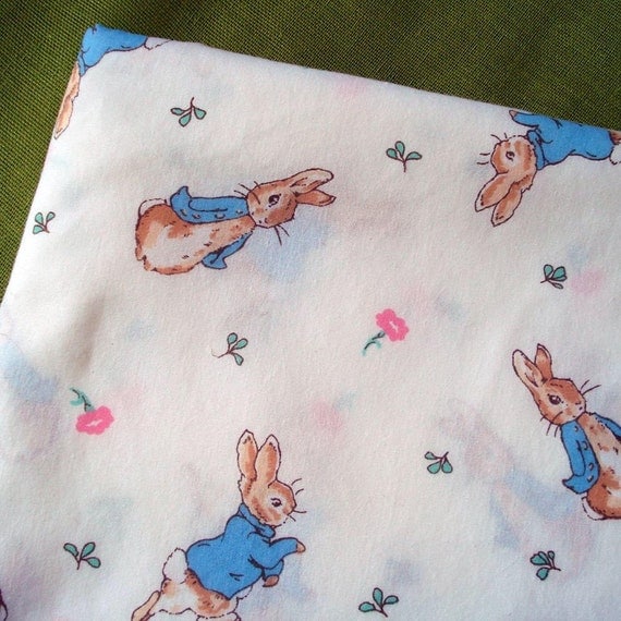 Beatrix Potter Fabric PETER RABBIT 4 yards