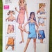 1970 Vintage Sewing Pattern - Set of Slips and Panties - Simplicity 8750 - UNCUT FF / Bust 34