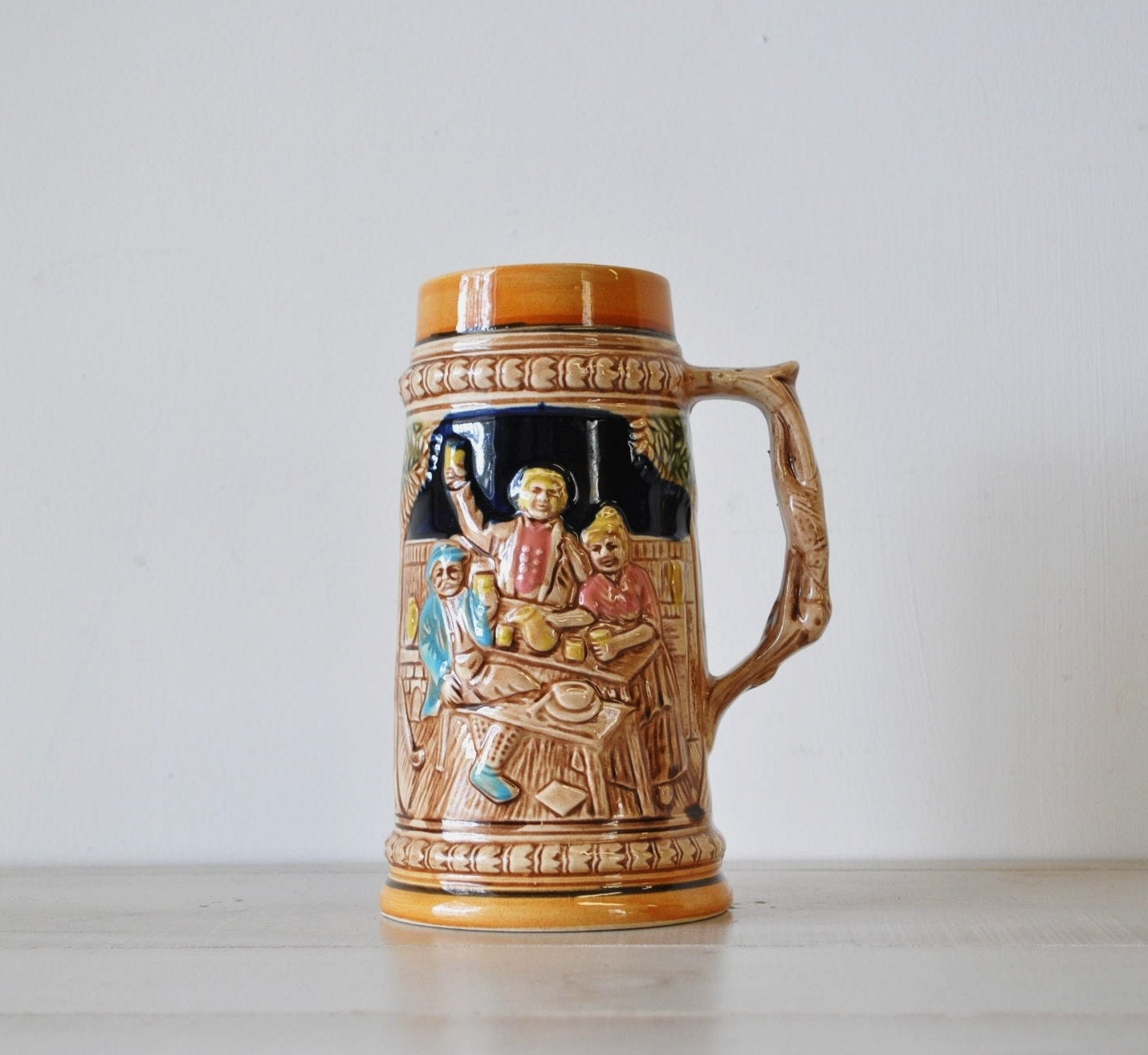  vintage  Antique German Beer Stein Mug 