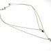 SALE Double Layered Pointed Drop Necklace