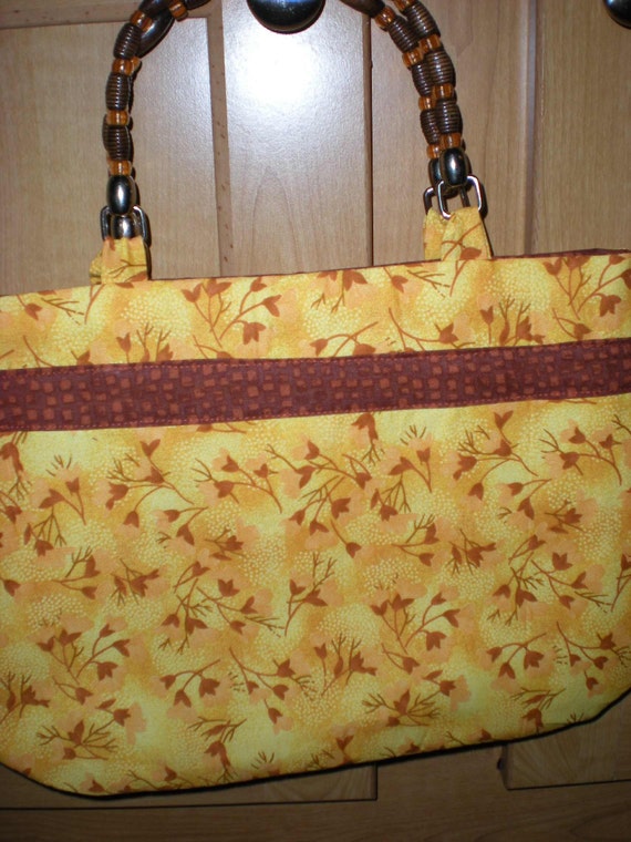 Bright sunflower yellow purse