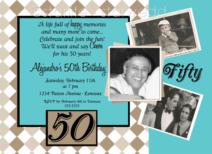 Milestone Birthday Invitations 2