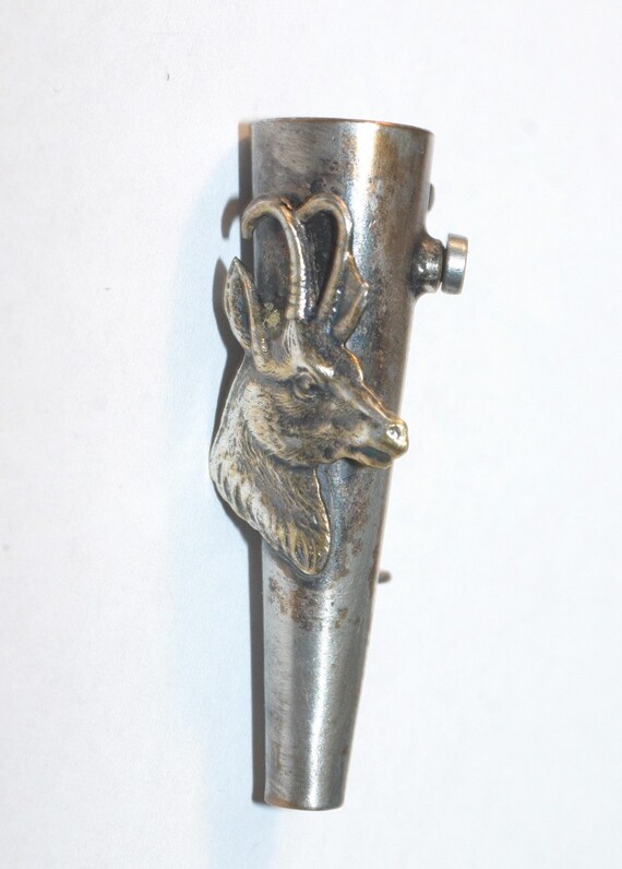 GERMAN HUNTING HAT PINANIMAL HEADELK FOR FEATHER