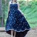 Vintage Polka Dot Dress with Scalloped Fishtail Hem